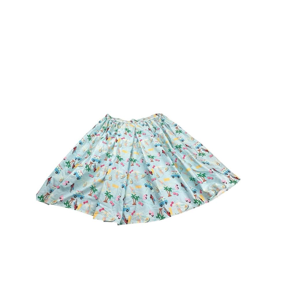 Unique Vintage Barbie Vacation Adventure Beach Print Women’s Skirt Size 1X/16 - Picture 4 of 12